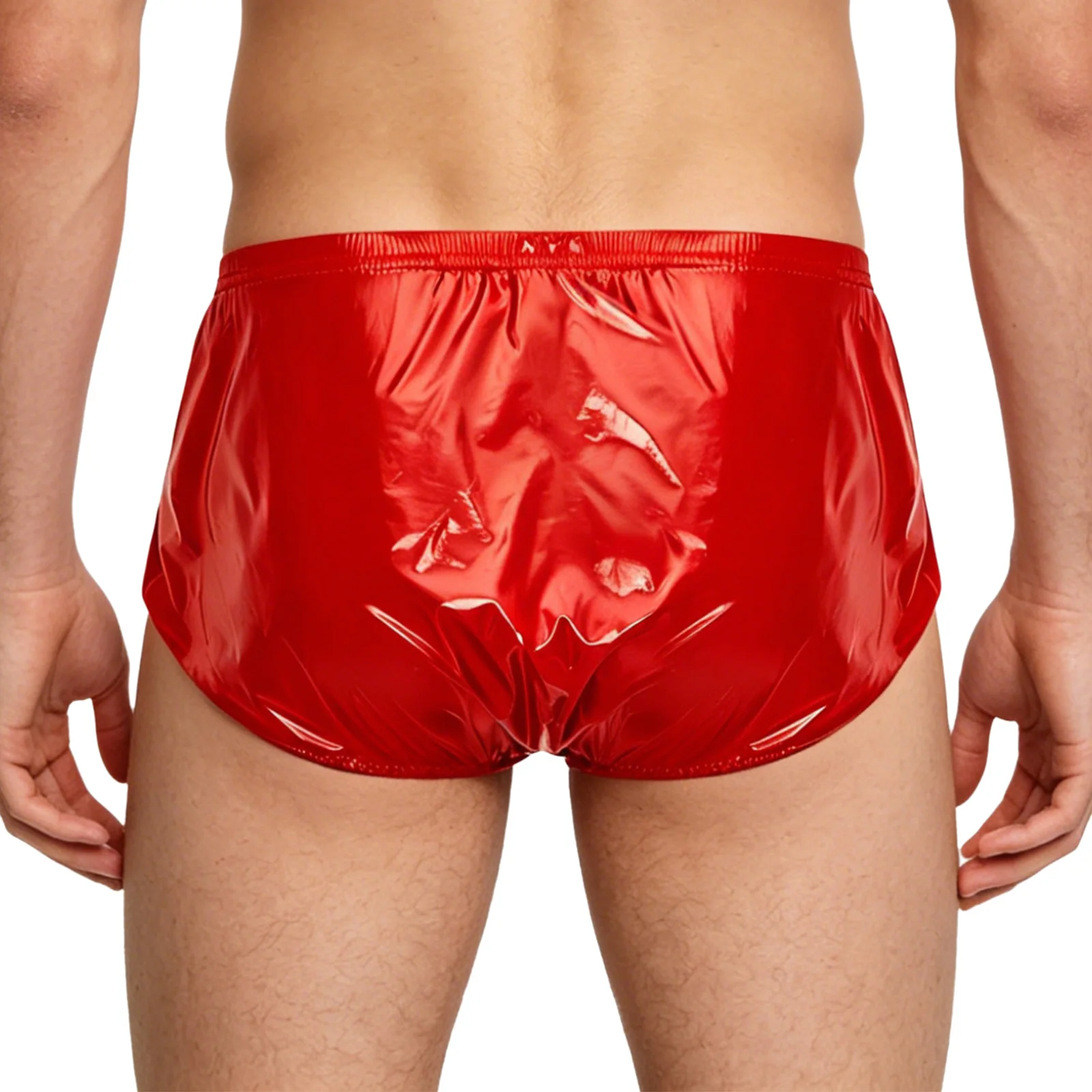 Mens Adaptive Special Needs Waterproof Briefs Diaper Cover Anti-leak Easy-to-wear Tear-off Buttons Elastic Underwear Jockstrap