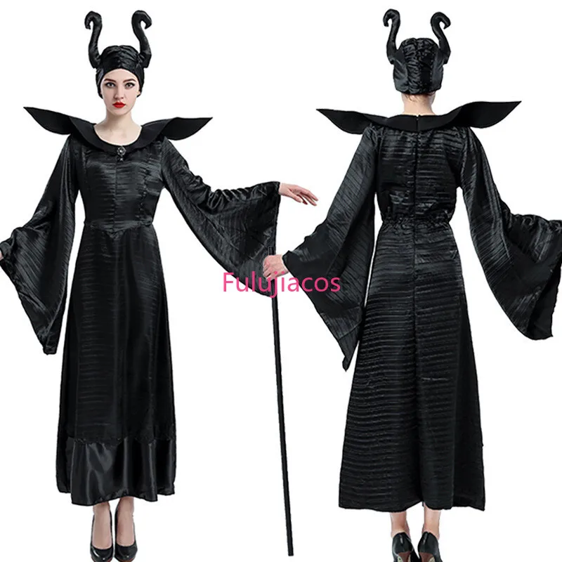 

Fulujiacos Witch Costume Halloween Costume Dress Hat