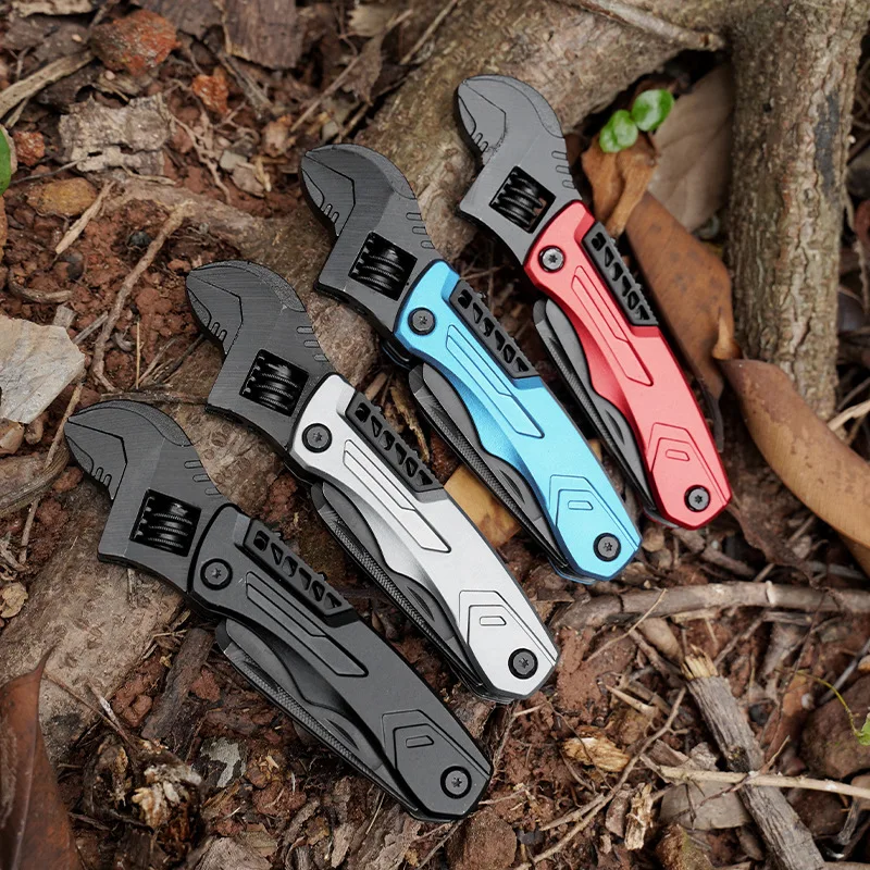 Multi functional activity wrench portable camping multi-purpose adjustment multi-purpose tool stainless steel wrench