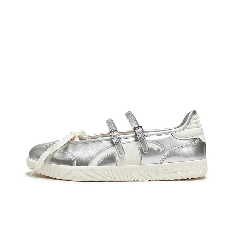 Champion Low top Casual Shoes Women's Silver White/Milk White U6BFCTW20B1