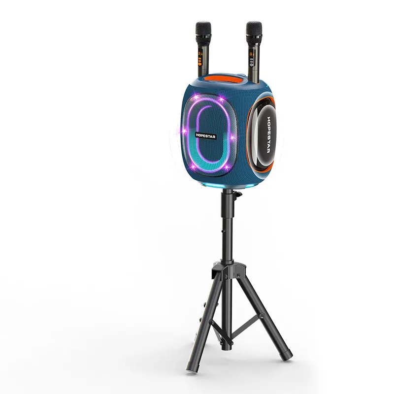 

Hopestar Portable Outdoor Waterproof Loud Blue Tooth Speaker Subwoofer TWS Wireless Bass Speakers RGB LED 300W for Home Theatre