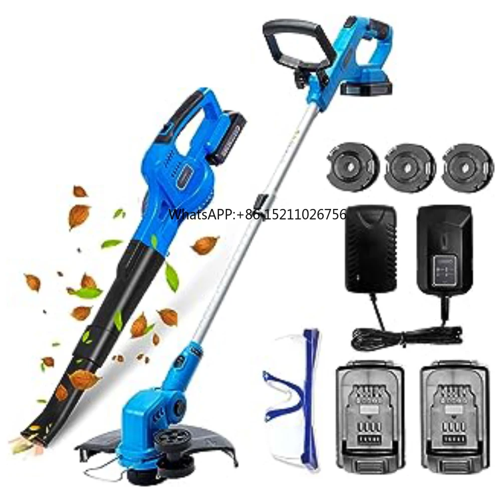 On Sale Brush Cutter Battery Power String Trimmer And Electric Leaf Blower Portable Home Air Blowing Machine For Dust Removal