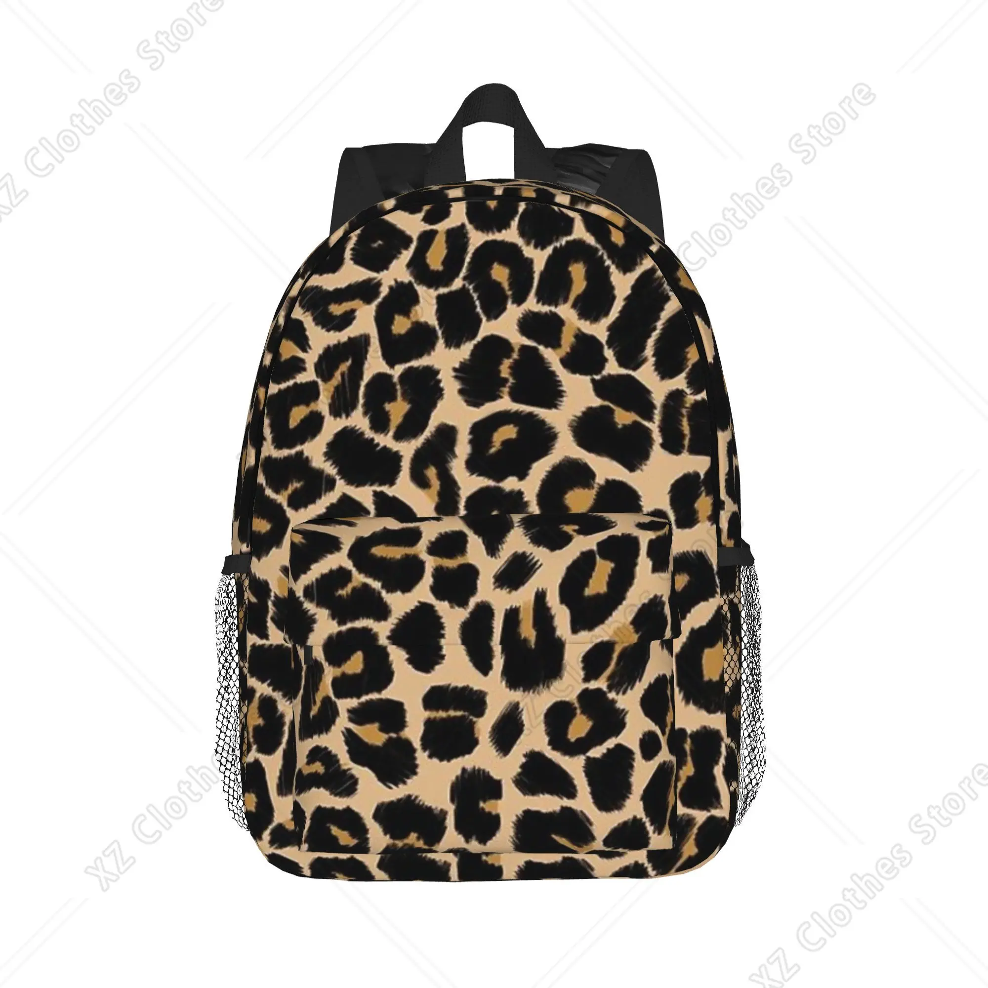 Leopard Print Traditional Colours Backpack Hot Sale Daypack  Boys Girls BookBag Shoulder Bags for Men Women School Bag