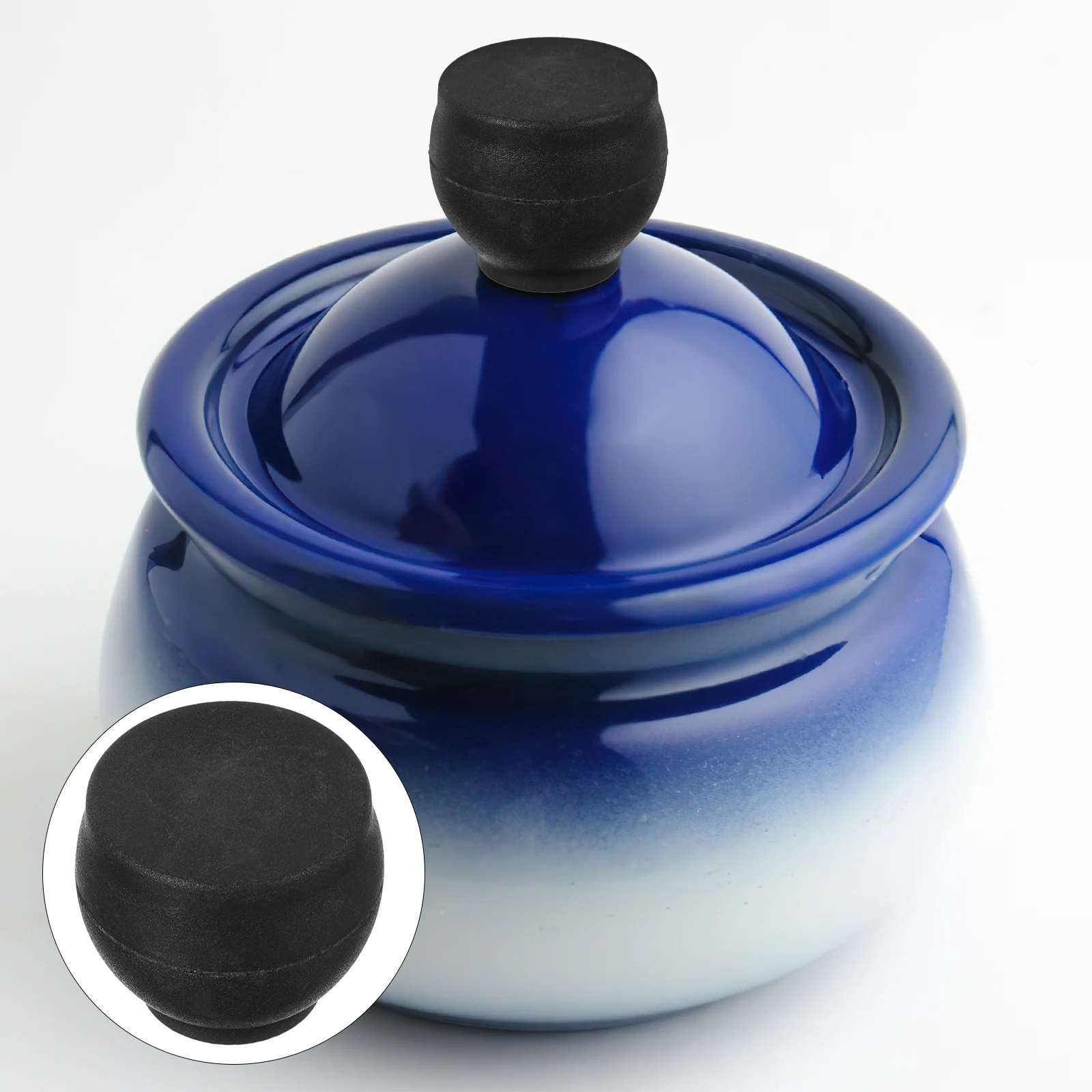 

10Pcs Mini Coffee Pot Lid Knob Replacement Heat-Resistant Bakelite Handle Anti-Scald Sturdy Universal Pan Lid Grip for Glass