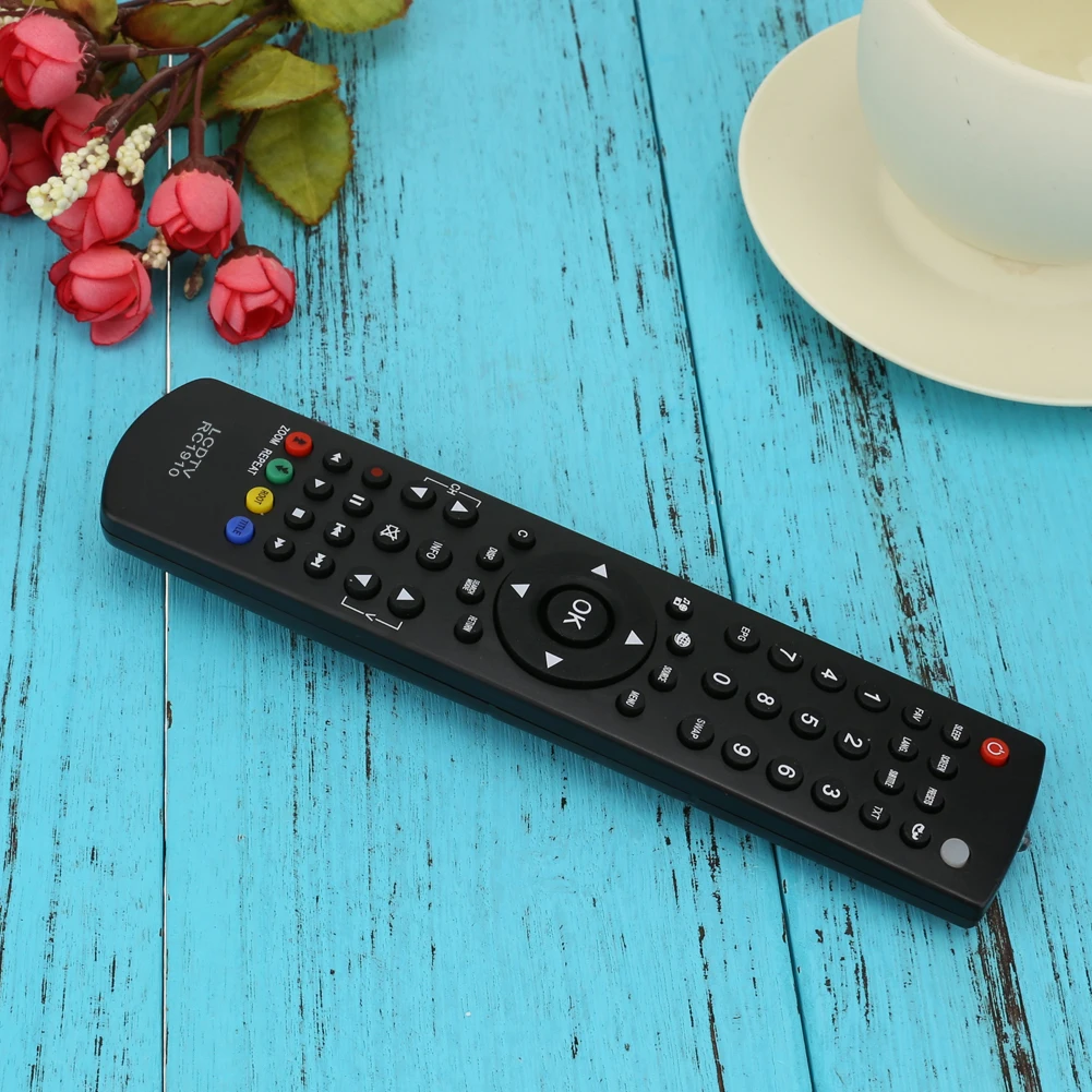 Control remoto práctico con batería, control remoto portátil para televisión, piezas de repuesto, accesorios para Toshiba RC1910