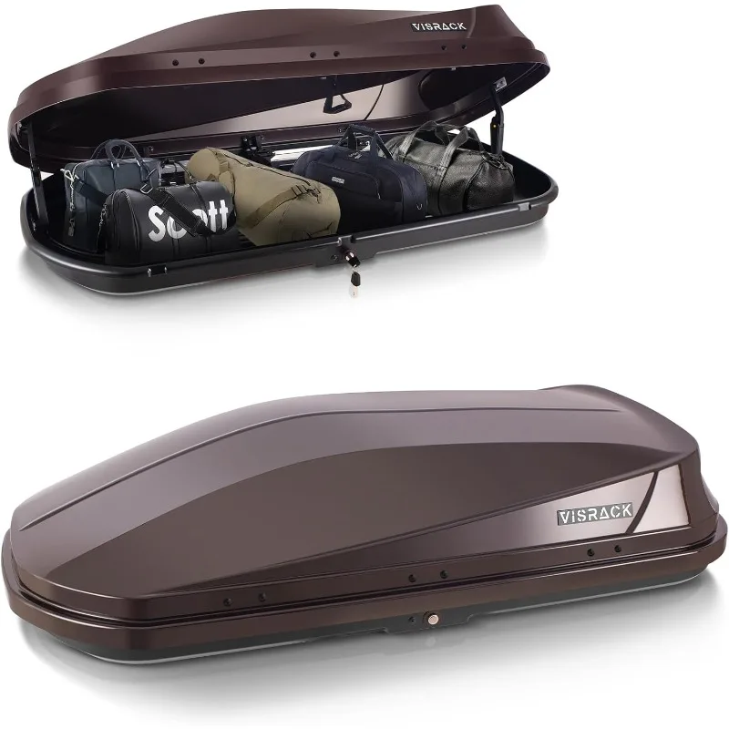 

Грузовой ящик на крыше, сверхпрочная крыша с твердым корпусом и ключами безопасности, водонепроницаемый грузовой ящик на крыше, 62 (Д) x 31 (Ш) x