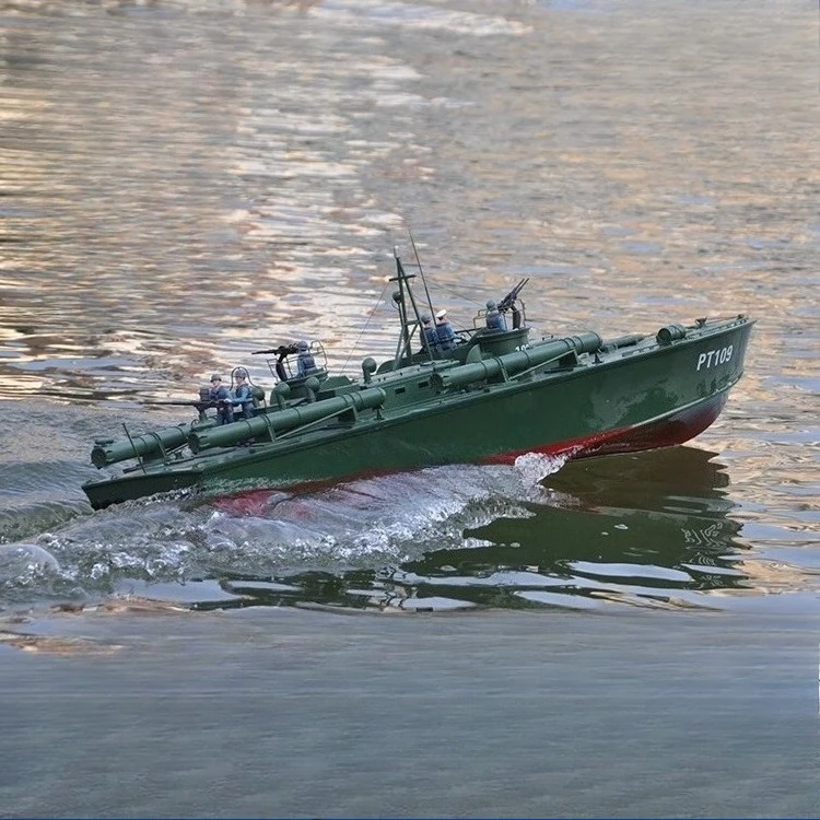 RC Boot 1:25 RTR Version PT-109 Torpedo Boot 1038mm Riesige Kriegsschiff Modell Universal Fernbedienung Racing Schiff Modell Spielzeug