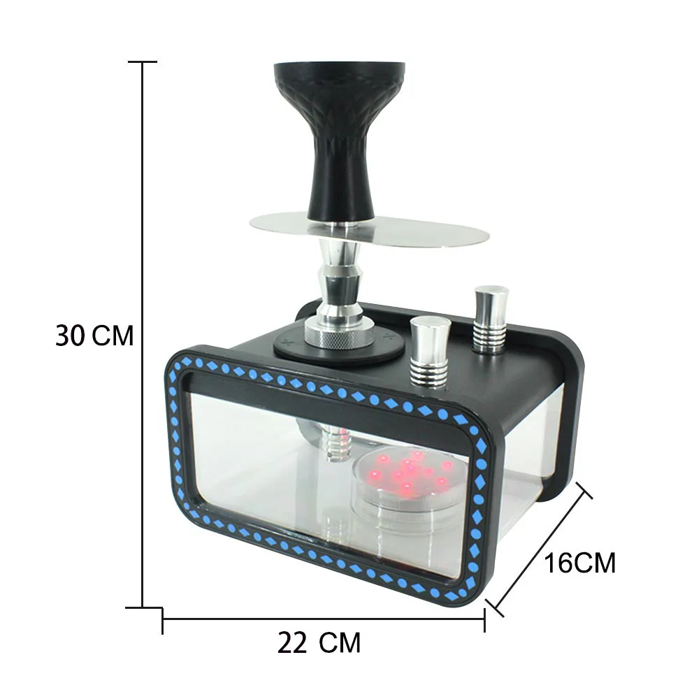 มอระกู่อะคริลิครูปถัง |   มอระกู่อาหรับสองหัว |   มอระกู่หนาขนาดใหญ่พร้อมไฟ LED