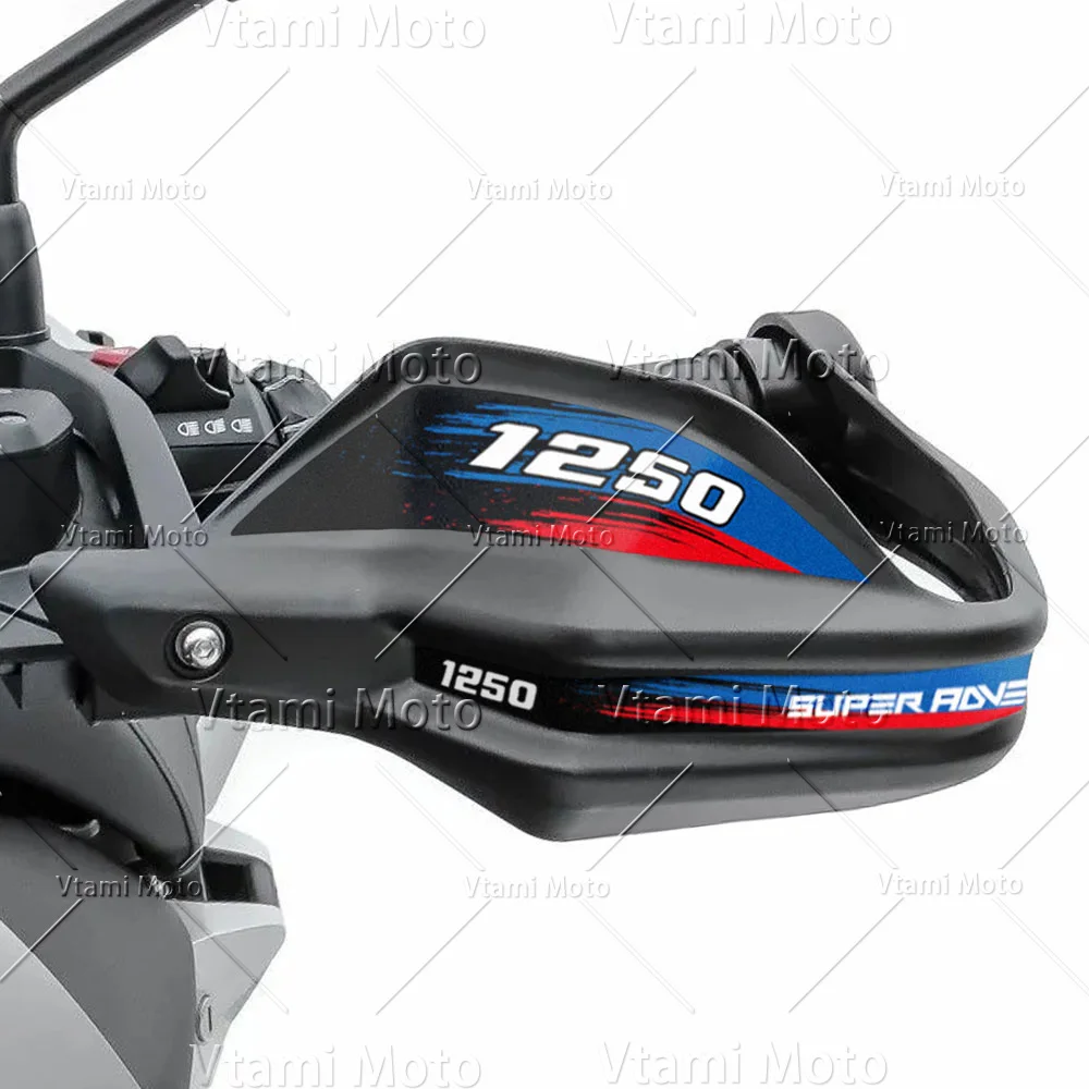 Motorcycle HandGuard Shield Stickers Decals For R1250GS R 1200GS Adventure R 1250 GS R 1200 GS 40 Years GS Triple Black