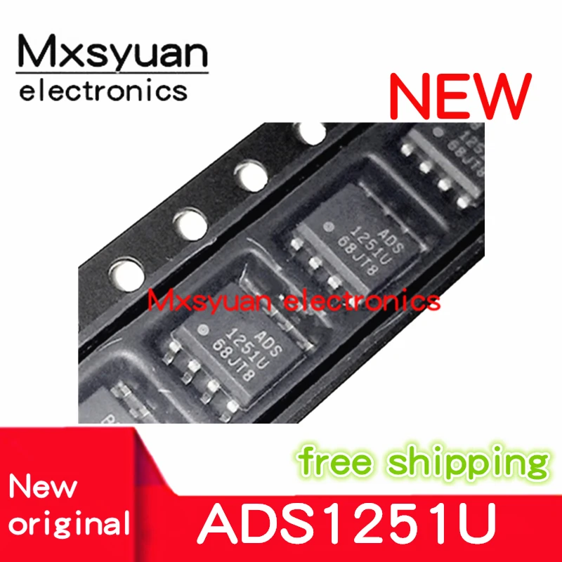 5pcs~50pcs ADS1251U 1251U ADS1251U/2K5  SOP8 New original In stock