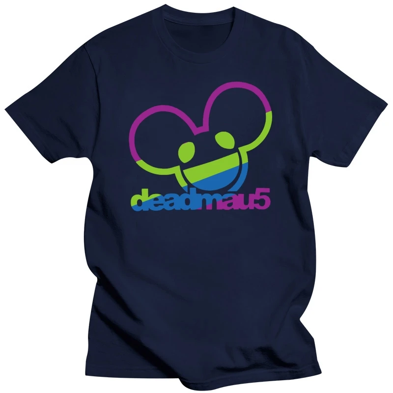 2020 funny t shirt men novelty tshirt Deadmau5 Tilted Colors T-shirt