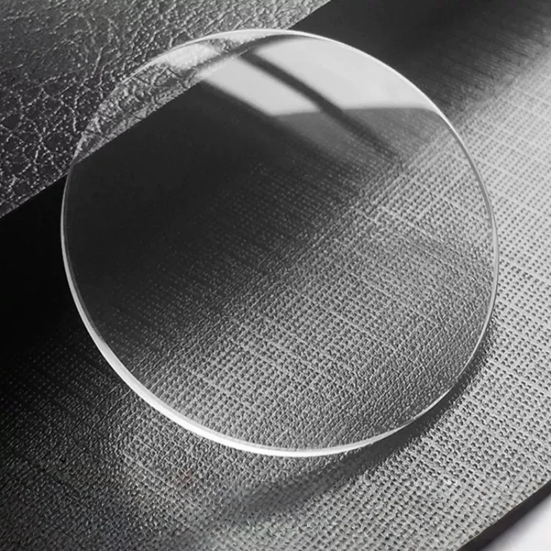 Single Domed Mineral Watch Glass 1.5mm Edge Thickness Round Crystal 30mm-39.5mm Diameter Magnifying Len for Watch Repair YZC9205