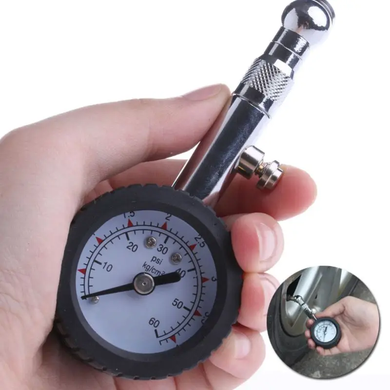 New Car Vehicle Automobile Tire Air Pressure Gauge 0-60 psi Dial Meter 40GF