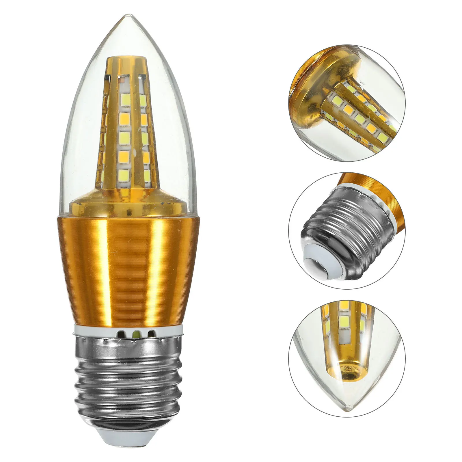 2 قطعة 7 واط LED لمبة اللون تغيير عكس الضوء ضوء متعدد الأغراض مادة الكمبيوتر مقاومة درجات الحرارة العالية الاستخدام المنزلي #6