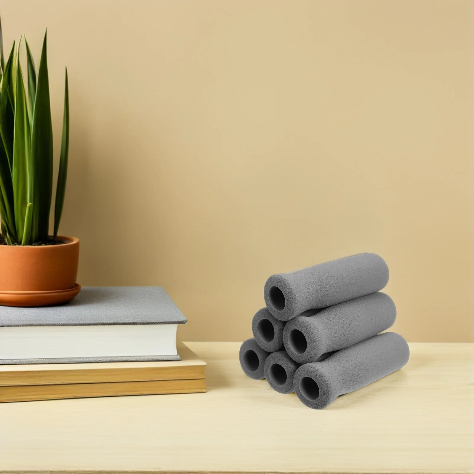 

10Pcs Eva Foam Cane Handle Pad Comfortable Non-Slip Replacement Grip for Seniors Walking Sticks Walkers Crutches Soft Cushion