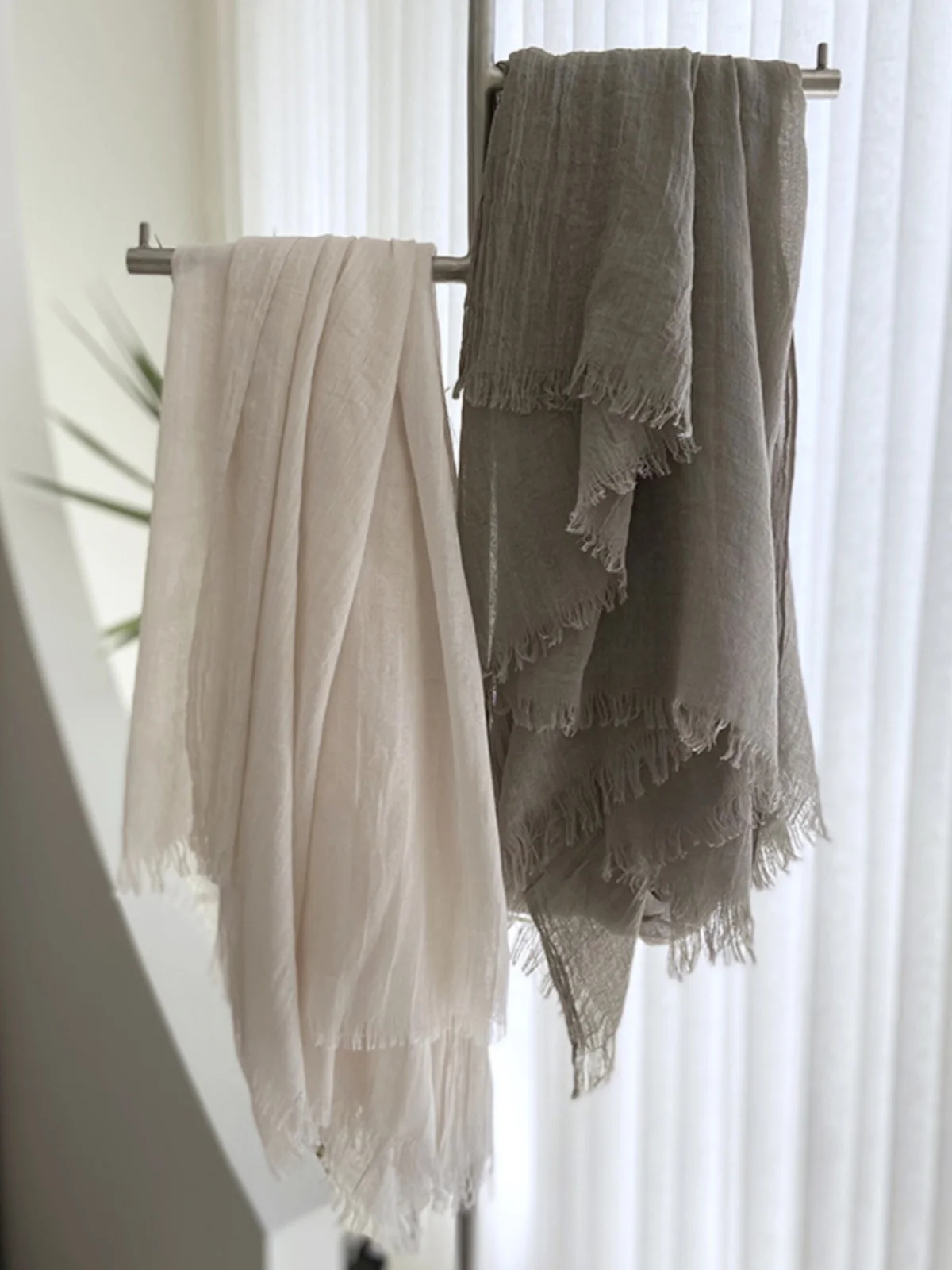 

Large Size Cotton Linen oulder awl Desert Wasteland Sle Women's Sunscreen Headscarf Artistic Travel 90X00CM