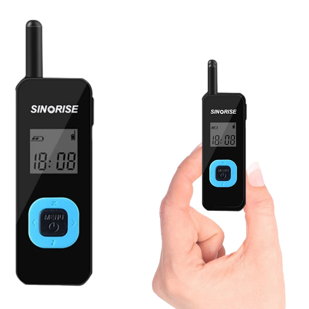 S616 super mini walkie talkie 400-470mhz rádio banda dupla presunto rádio em dois sentidos transceptor portátil display lcd para salão de cabeleireiro