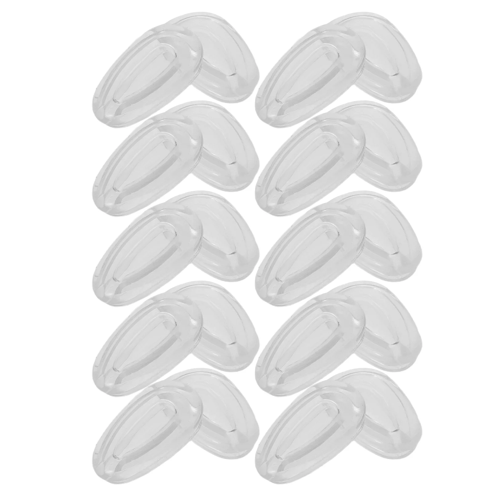 

Silicone Nose Pads For Eyewear: Transparent Replacement Cushions With Air Chamber Nonslip Design For Glasses Sunglasses
