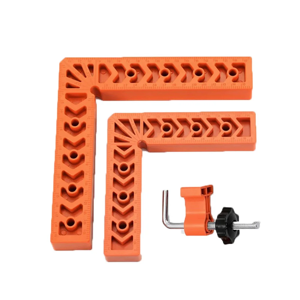 Aluminum Alloy 90 Degree Right Angle Clamping Square Woodworking Tool Precision Positioning Fixture For Cabinet Frame Furniture