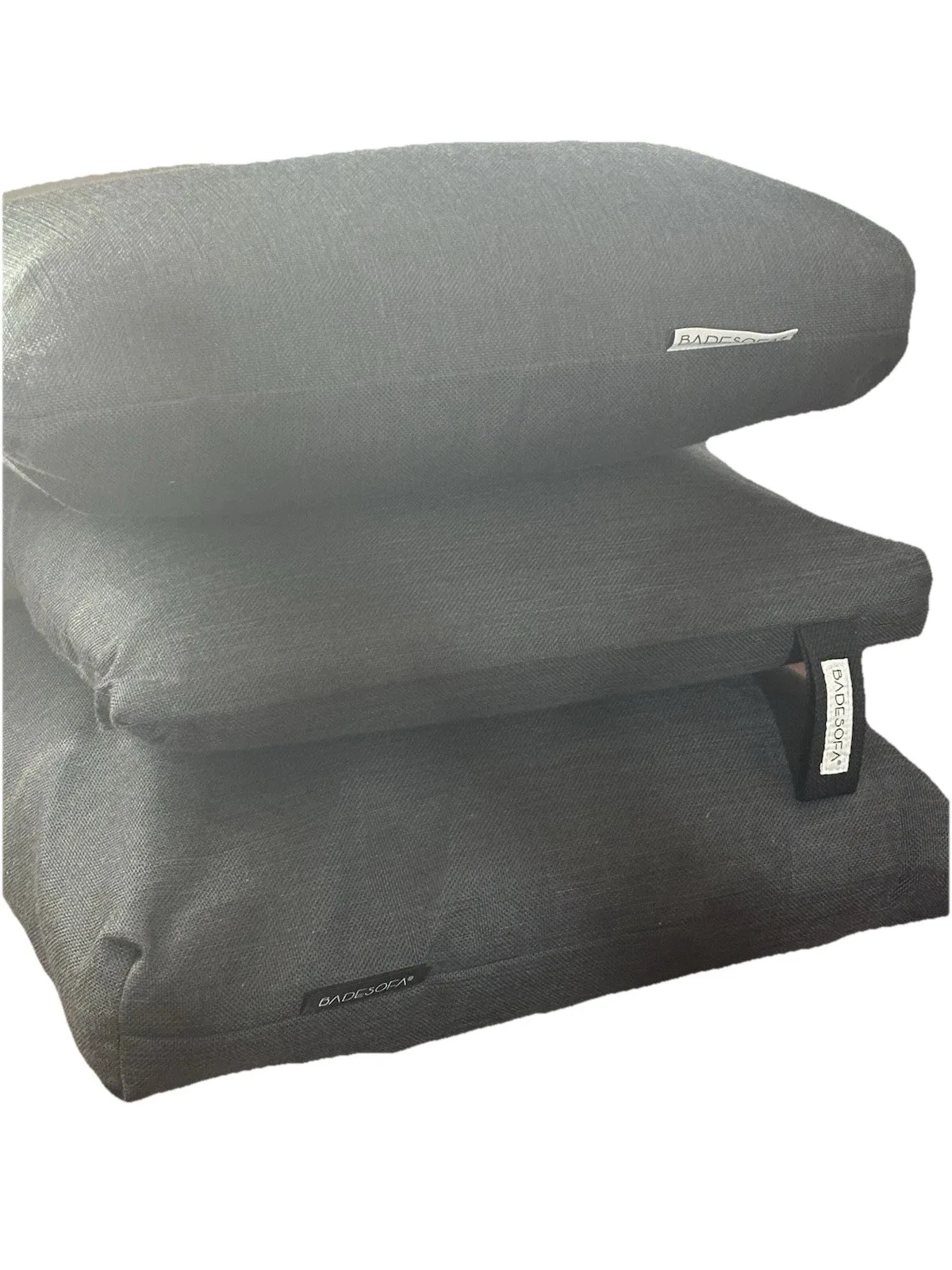 

BADESOFA SET Luxury 3 Bath Pillow Charco S Back Seat Foot Bath Set ￼