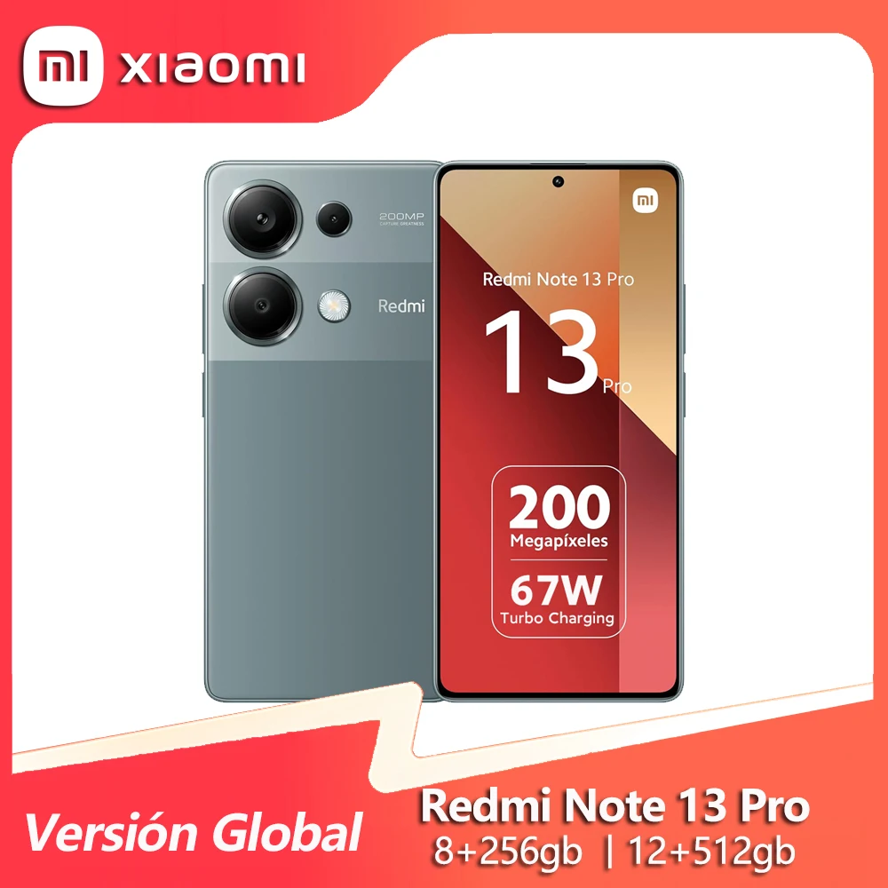 Xiaomi Redmi Note 13 Pro 4G Smartphone NFC Mediatek Helio G99 Ultra 6.67