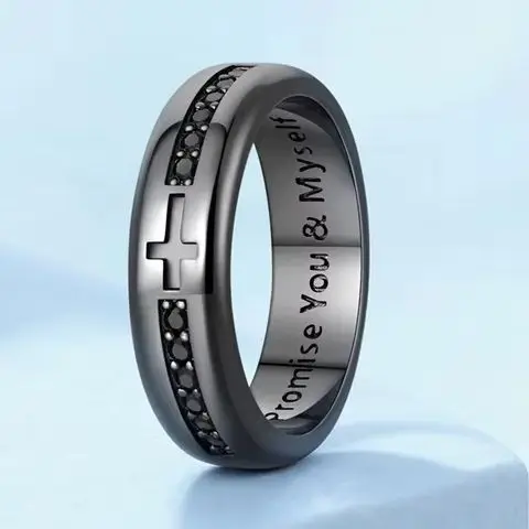 

2026 Popular 925 Sterling Silver Black Retro Ring High Quality Original For Men Fine Birthday Graduation Cool Jewelry Gifts