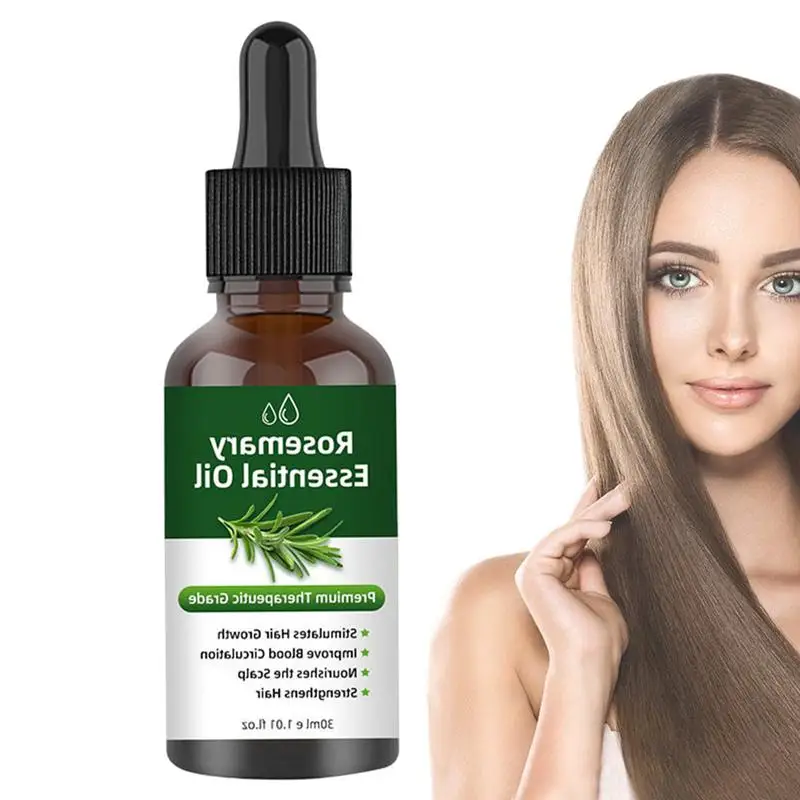 30ml Hair Growth Oil Dense Hair Essentiall Oil Anti Hair Loss Nourishing Rosemary Smooth Nourishment Essential Oil