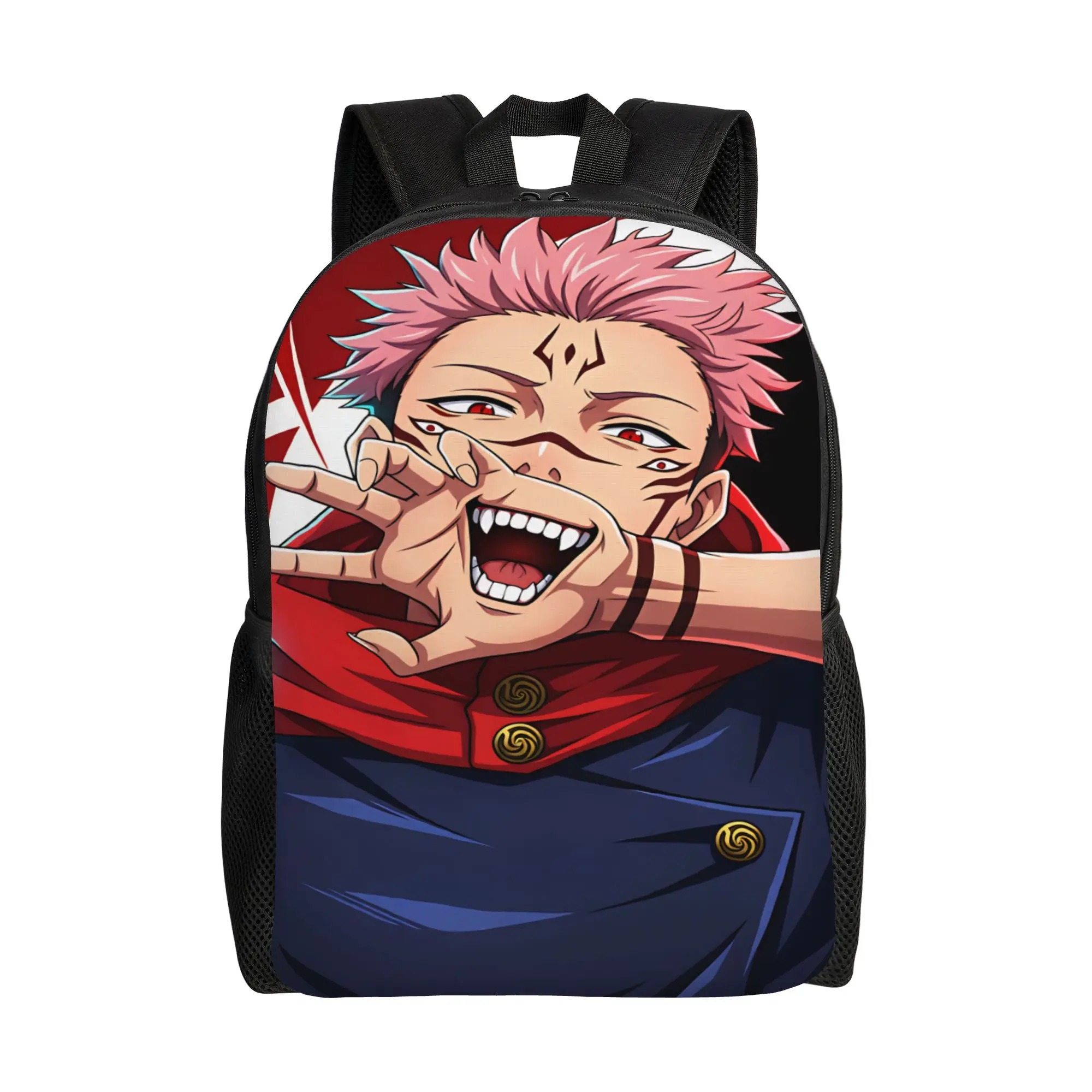 Yuji Itadori Backpack J-Jujutsu Kaisens Streetwear Backpacks Men College Durable School Bags Custom Rucksack