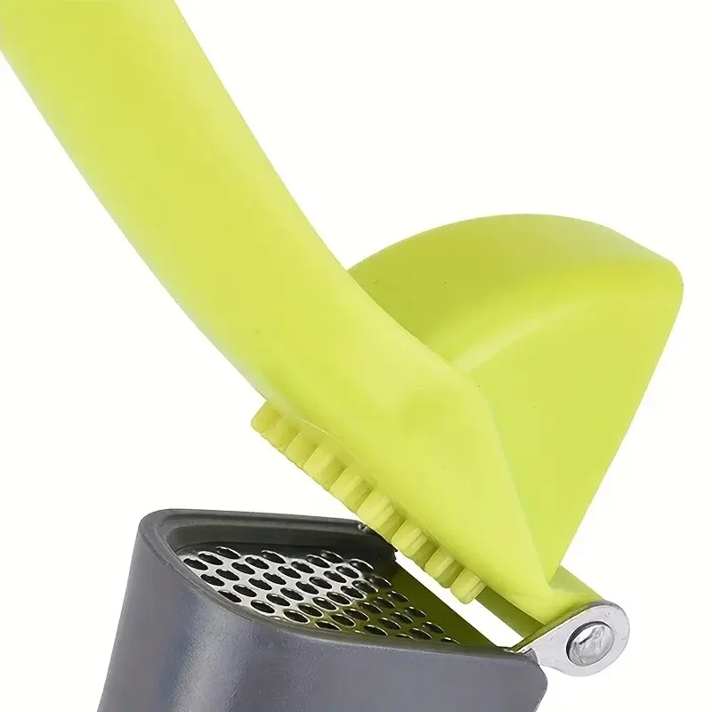 Bild 6: Robuste Knoblauchpresse aus Edelstahl, BPA-freier Knoblauchwolf für gesundes Kochen, einfaches Quetsch-Küchenhelfer für den Heimgebrauch