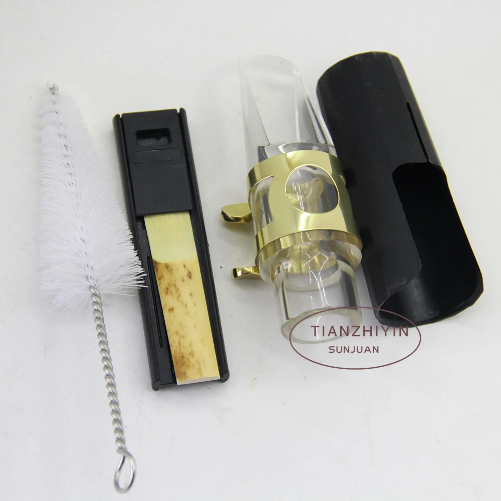 

Alto Saxophone Whistle Cleaning Brush Clip Transparent Resin Material With High Hardness 1set