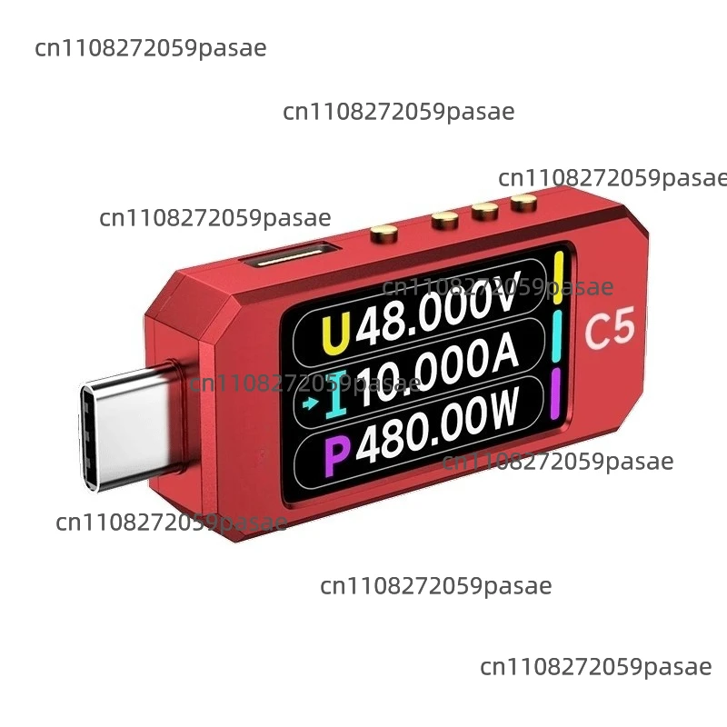 C5 Detector USB Voltage Ammeter Tester PD3.1 Aging Activation 48V