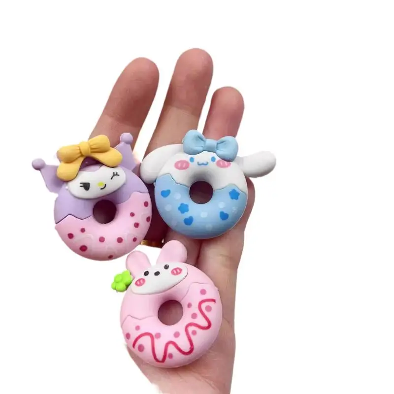 6 шт. аниме KT Cat Kurumi корица собака пончик ластик для карандашей студенческие канцелярские принадлежности Sanrio ластик детские подарки