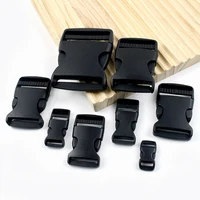10-50mm Black Release Buckle 10-50Pcs Plastic Adjustable Belt Buckles for Backpack Straps Luggage Webbing Closure Insert Clasp 2