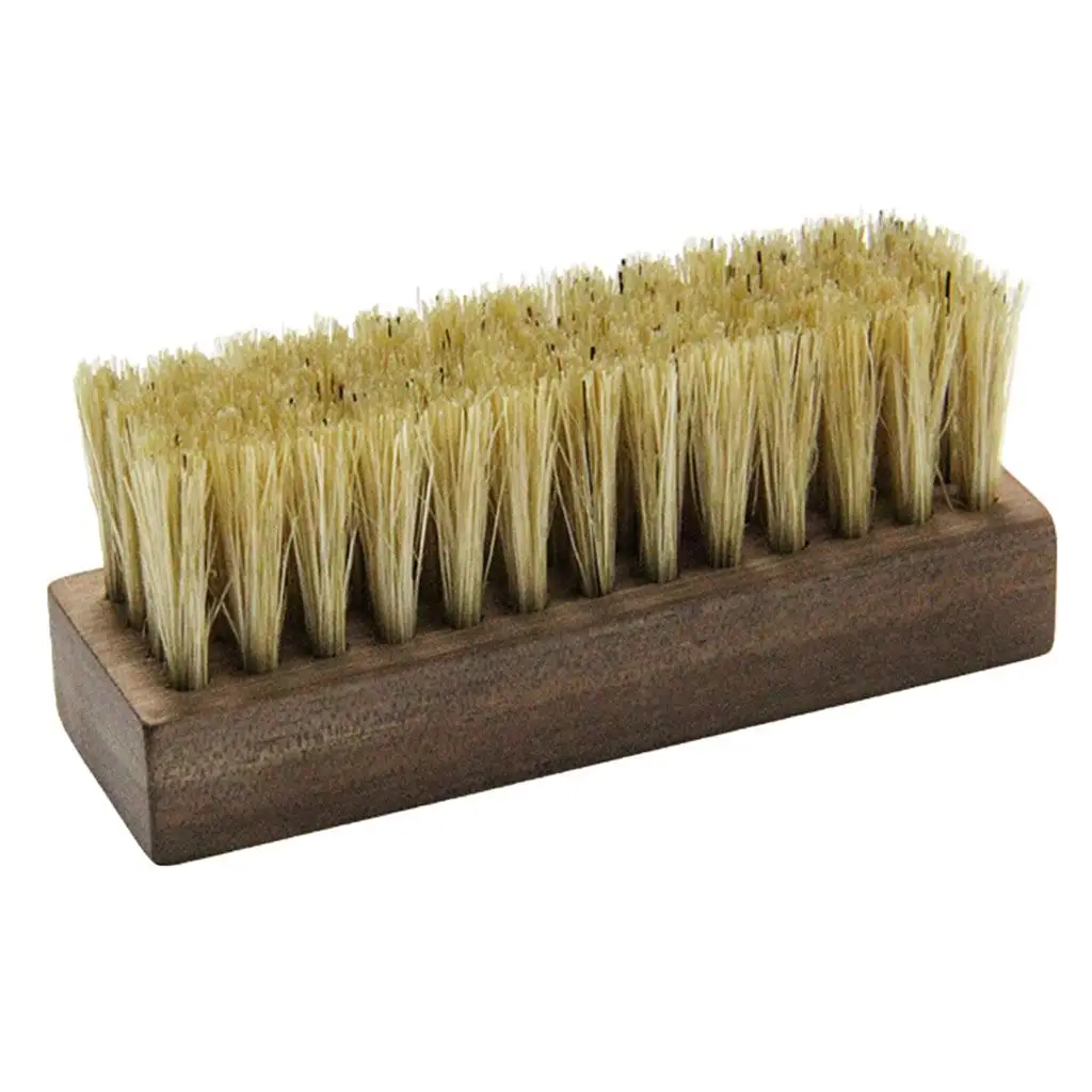 Utility Shoe Shine Brush Wooden Handle Shoe Brush Polisher Shoe