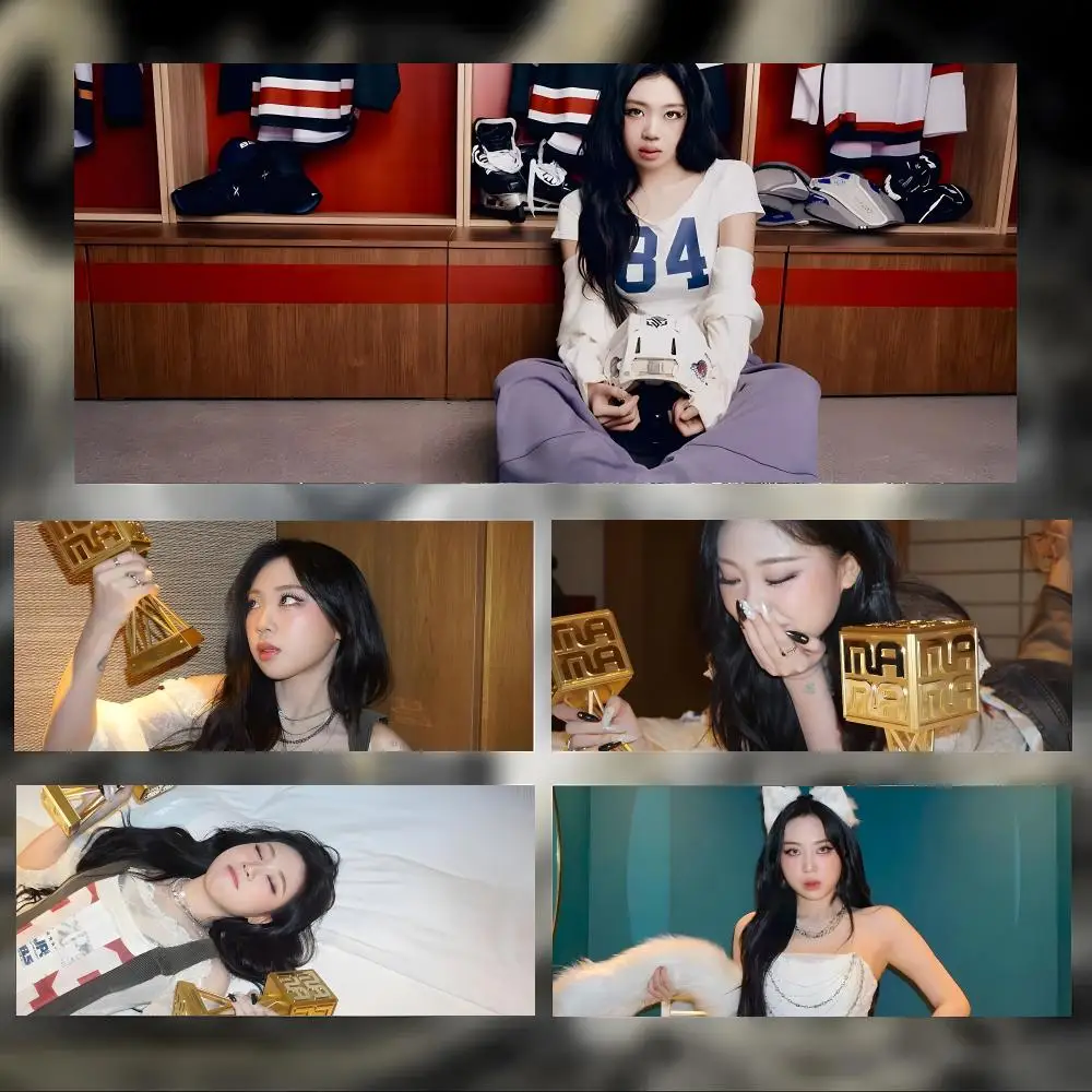 Rapper Celebrity Lee Young Ji Mouse Pad Large Thick Desk Pad Stitched Edges Gaming Mouse Mat for PC