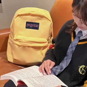 Jansport 플래그십 스토어 옐로우 밀크 허스키 학교 스타일 Preppy Ins 학생 Bookbag 배낭 Ew8 대학 캠퍼스 스타일 숄더 백 Best5 Jansport 플래그십 스토어 옐로우 밀크 허스키 학교 스타일 Preppy Ins 학생 Bookbag 배낭 Ew8 대학 캠퍼스 스타일 숄더 백 Best5