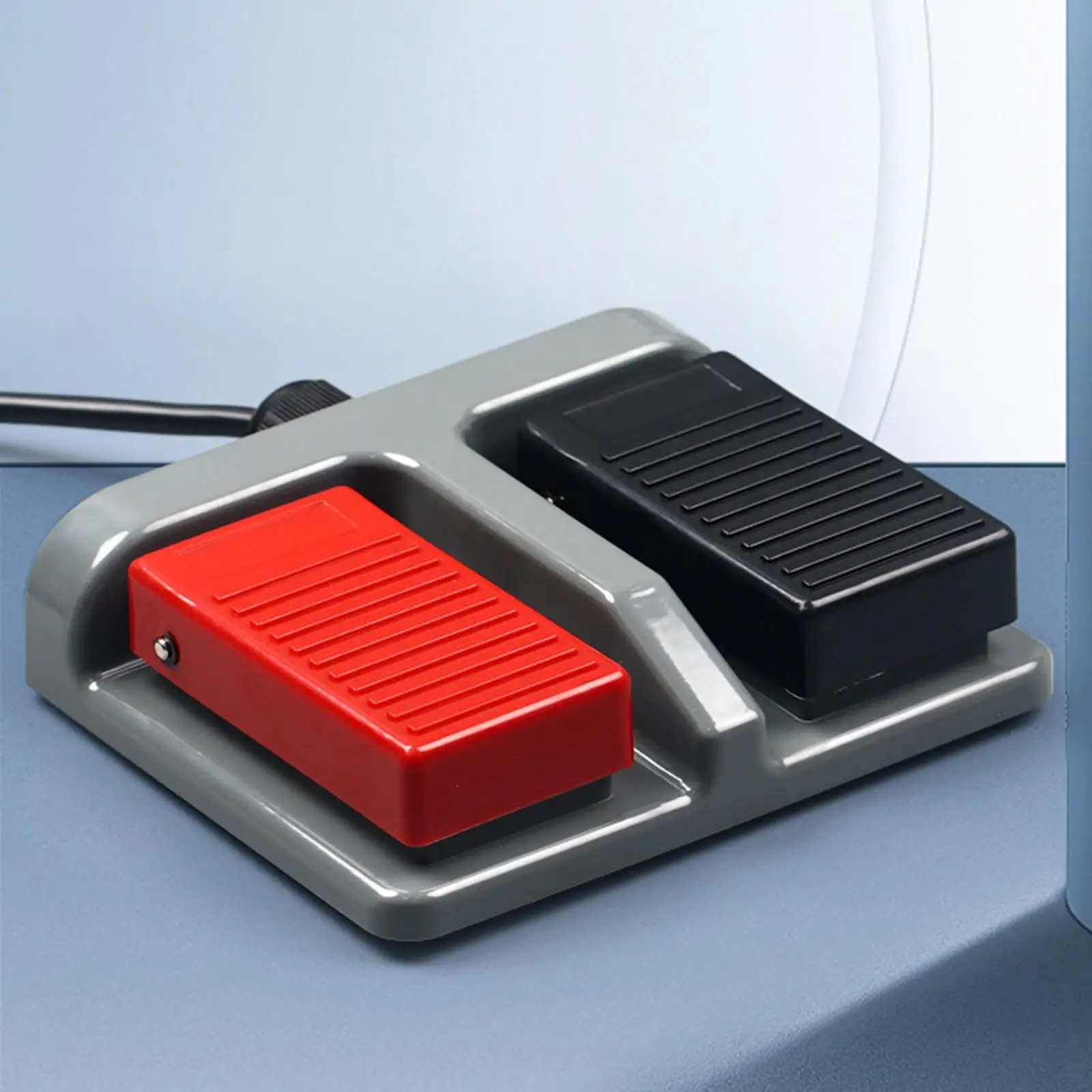 

Foot Switch Mdfs-65 with 1.3M Wire 3A/220VAC Duplex Two-way Tumbler for Printing Machinery Stamping Machine Textile Equipment