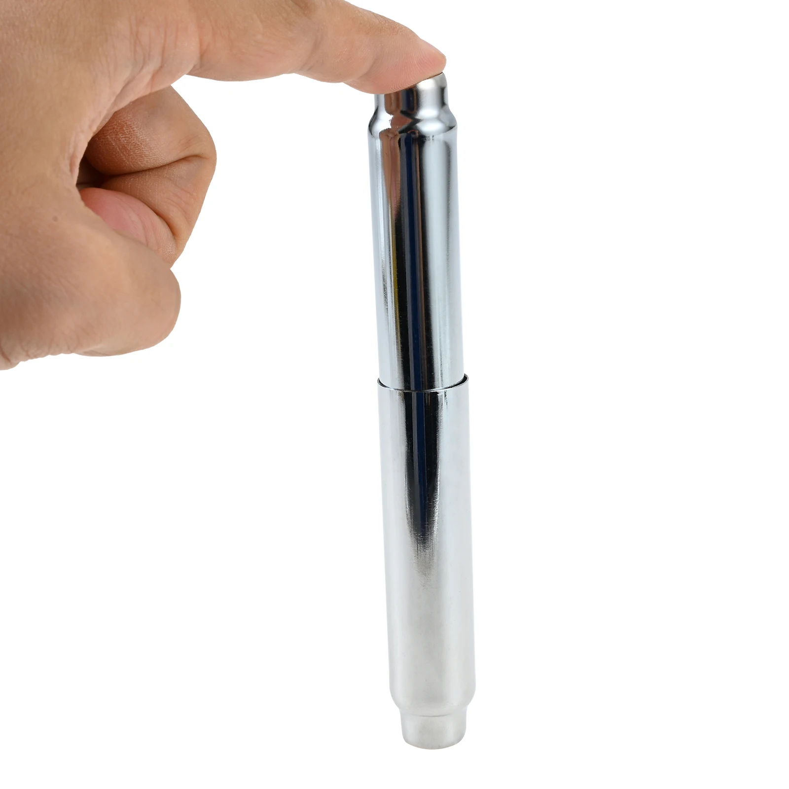 

1 шт., хромированный роликовый держатель для туалетной бумаги из нержавеющей стали, держатель для бумажных полотенец, пружинный стержень для туалетной бумаги, выдвижной для ванной комнаты 162 мм