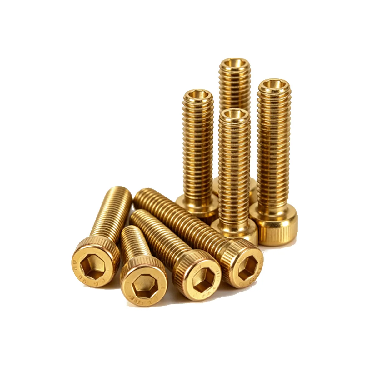 304 stainless steel titanium plated hexagonal cup-shaped bolt, corrosion-resistant high-strength M4 M5 M6 M8 M10 5