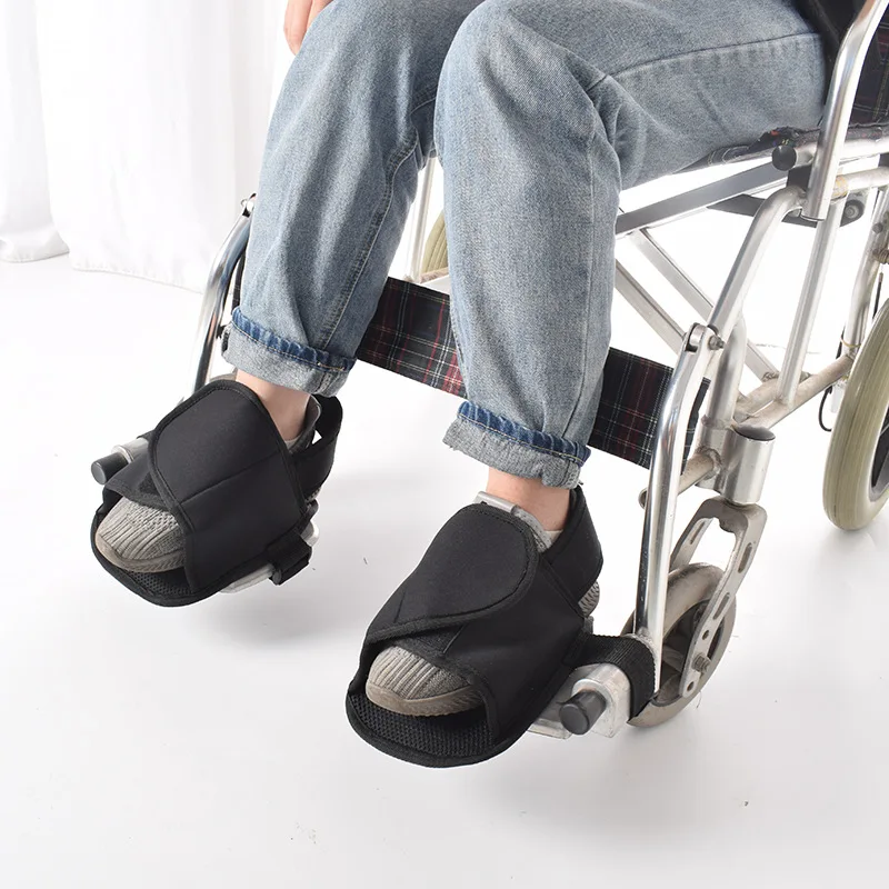 Wheelchair Anti-fall Protection Shoes Restraint Shoes Anti-fall Wheelchair Accessories Fixed Shoes for The Elderly in A Pair.