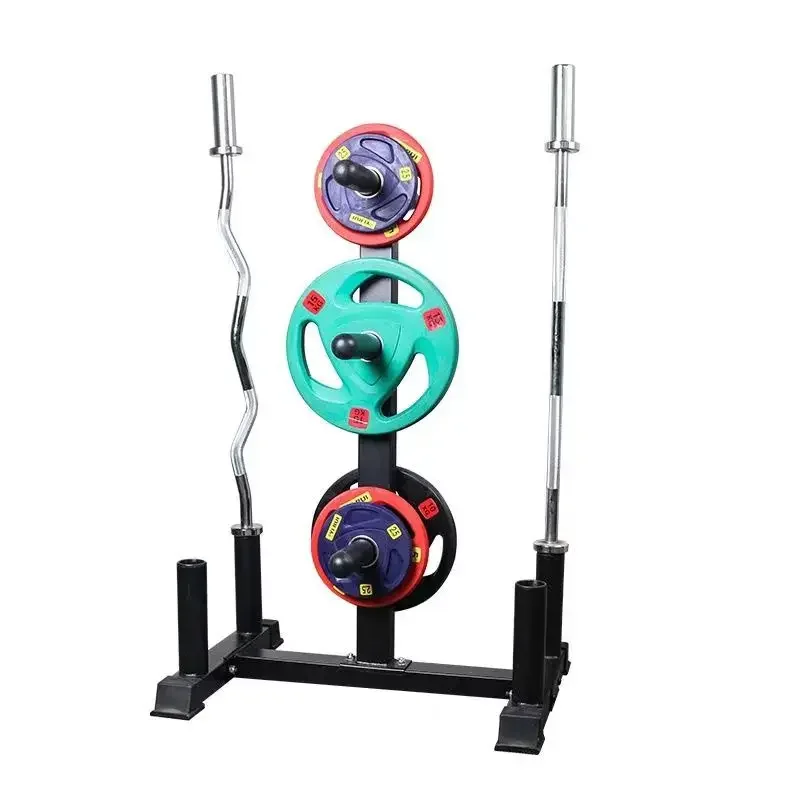 

Barbell Bar Storage Rack with Large Hole Barbell Bar Storage Rack, Portable Fitness Equipment Racks Gym Equipment