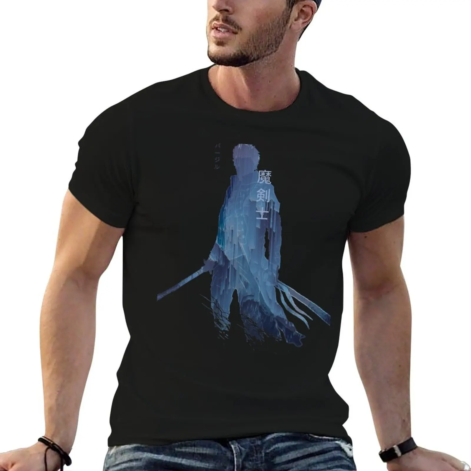 

Devil swordsman Illusion:DMC5:Devil May Cry V T-Shirt g man t shirts for men man t shirt cotton T-Shirt