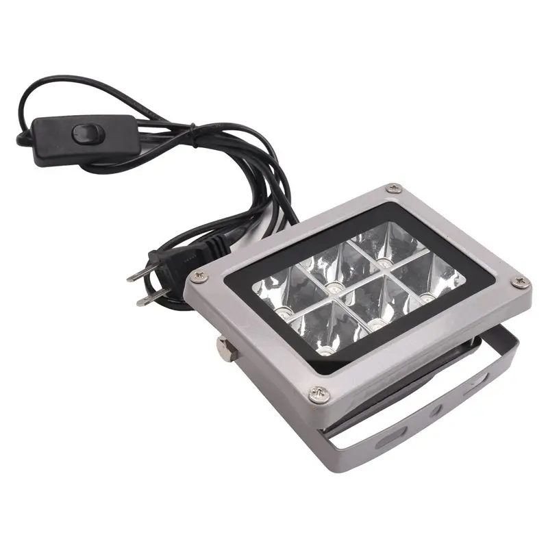 ABUH-85-260V 405Nm Uv Led Curing Light Lamp Resin For Sla Dlp 3D Printer US Plug