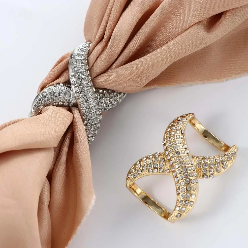 Women Shawl Ring Clip Scarves Fastener Crystal Silk Scarf Buckle Brooch Wedding Fashion Jewelry Female Classic Gift