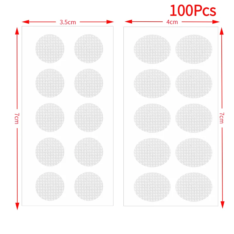 *100Pcs Clear Invisible Earlobes Protective Stickers For Stretched Ear Lobes And Relieve Strain From Heavy Earrings
