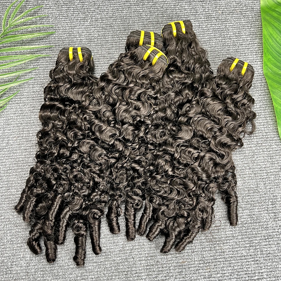 البورمية مجعد دوامة الشعر البشري حزم اللون الطبيعي بشرة الانحياز نسج ملحقات نطاط مجعد الخام العذراء 1 2 3 4 حزم