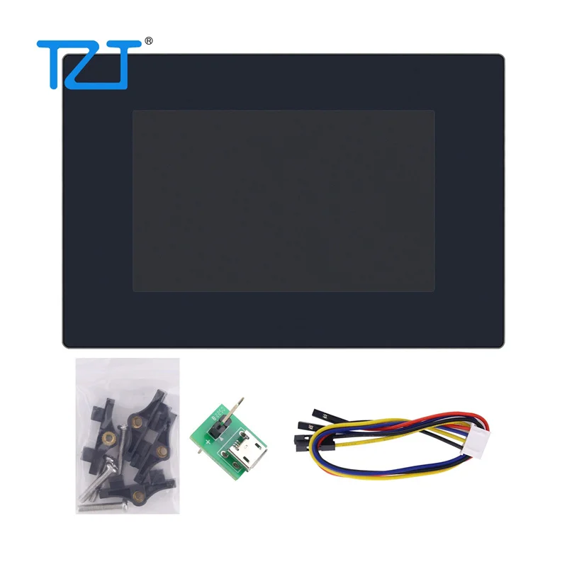 

TZT Nextion 5.0" Resistive/Capac Touch Screen HMI Display Human Machine Interface with Shell NX8048P050-011R-Y/NX8048P050-011C-Y