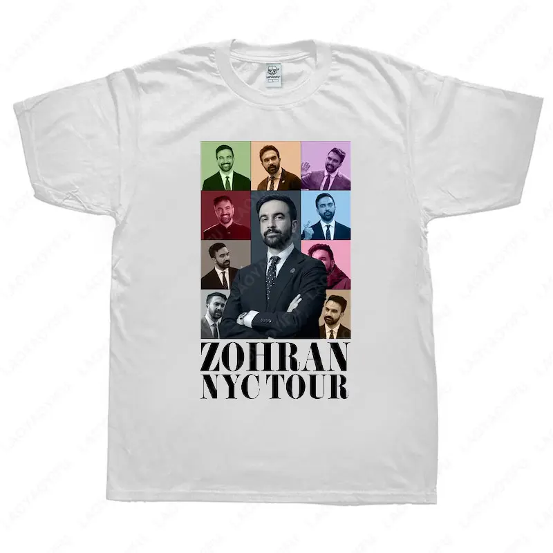 Zohran NYC Eras Tour T-Shirt drôle politique Eras t-shirts Pop Art congrès Zohran Mamdani soutien cadeau nouvelle York politique chemise