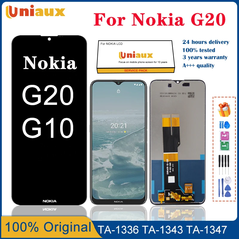 

6.52“Original For Nokia G10 LCD Display Touch Screen Panel Digitizer Assembly Replacement parts For Nokia G20 LCD