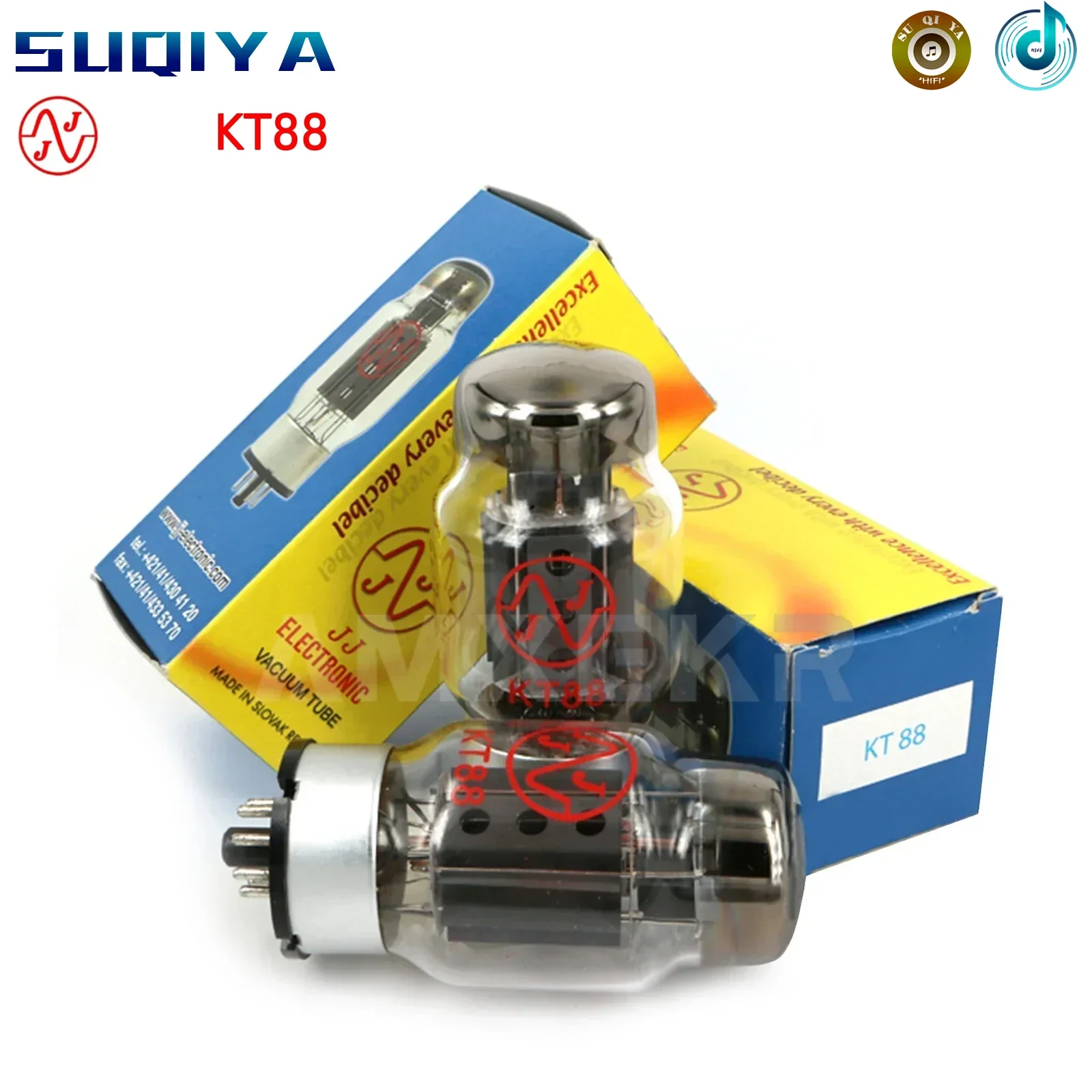 

SUQIYA-JJ Tube KT88 Vacuum Tubes Replaces 6550 KT120 KT66 Audio Valve Electronic Tube Amplifier Kit Matched Quad Genuine